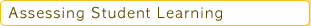 Assessing Student Learning